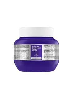 Mascarilla Capilar KALLOS Silver Reflex 275 ml Para Cabello Rubio y Gris - Kiwiku