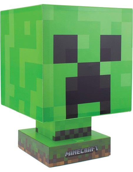Lámpara Icon Minecraft Creeper PALADONE | Luz LED para Fans de Minecraft en Kiwiku