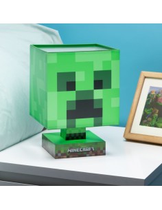 Lámpara Icon Minecraft Creeper PALADONE | Luz LED para Fans de Minecraft en Kiwiku 2