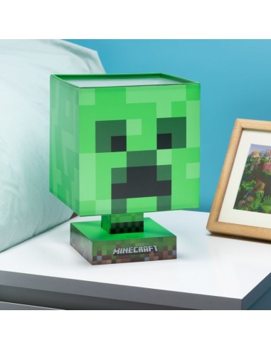 Lámpara Icon Minecraft Creeper PALADONE | Luz LED para Fans de Minecraft en Kiwiku