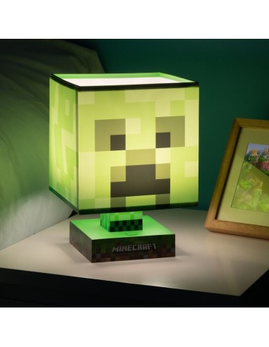 Lámpara Icon Minecraft Creeper PALADONE | Luz LED para Fans de Minecraft en Kiwiku