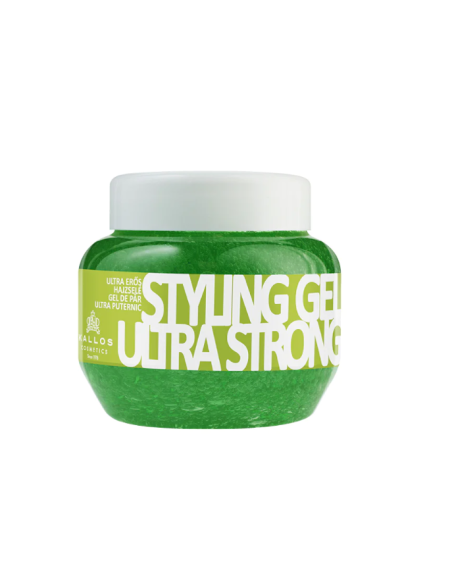 Gel Capilar Ultra Fuerte KALLOS 275 ml Con Provitamina B5 Y Protector Solar - Kiwiku