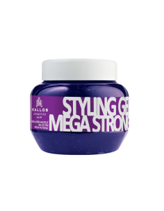 KALLOS Styling Gel Mega Strong 275ml Fijación Extra Fuerte Para Todo Tipo De Cabello - Kiwiku
