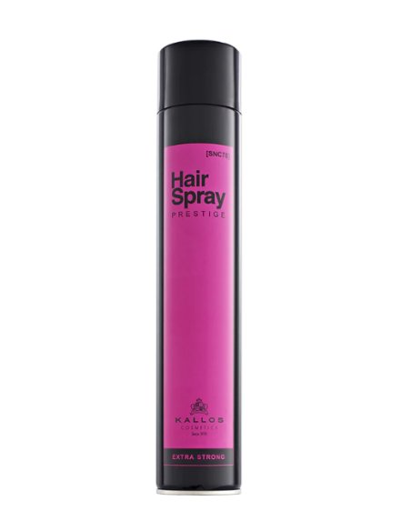 Laca Extra Fuerte KALLOS Prestige 750 ml - Fijación Profesional y Protección UV