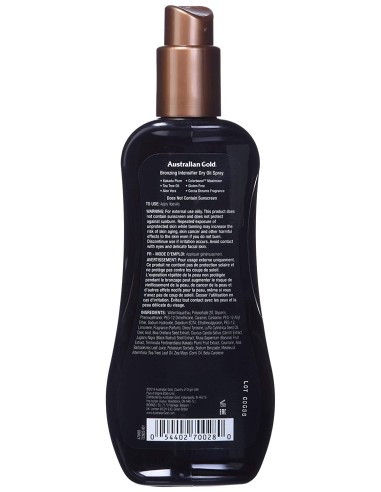 Ofertón Australian Gold  Bronzing Intensifier Dry Oil With Bronzer Spray 237 Ml
