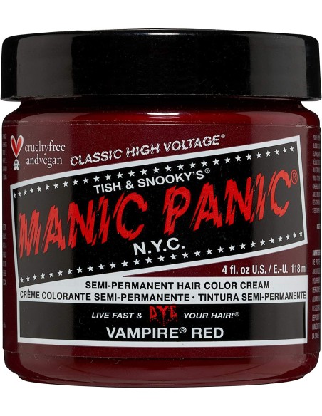 Ofertón Manic Panic Coloración Semi Permanente Classic Vampire Red 118ml