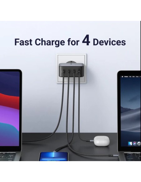 Oportunidad Cargador de pared Ugreen Nexode 100W USB C - 4 puertos
