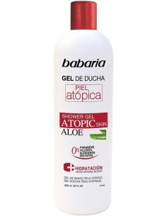 Ofertón BABARIA  PIEL ATOPICA aloe vera gel de ducha 0% 600 ml