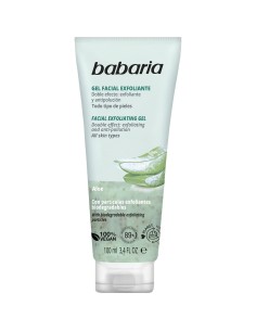 Gel Exfoliante Facial BABARIA Aloe Vera 100 ml | Kiwiku