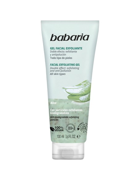 Gel Exfoliante Facial BABARIA Aloe Vera 100 ml | Kiwiku