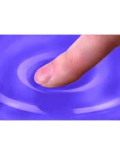 Reposamunecas teclado gel violeta 2