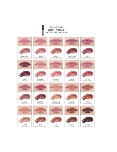 Oportunidad Bare Minerals  GEN NUDE patent lip lacquer #major
