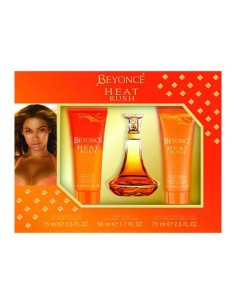 Oportunidad BEYONCE  Beyoncé Heat Rush Set De Regalo 30Ml Eau De Toilette + 75Ml LocióN Corporal + 75Ml Gel De Ducha