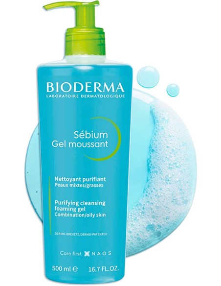 Oferta - BIODERMA 58651 Sebium Gel Moussant Nettoyant Purifiant 500 Ml