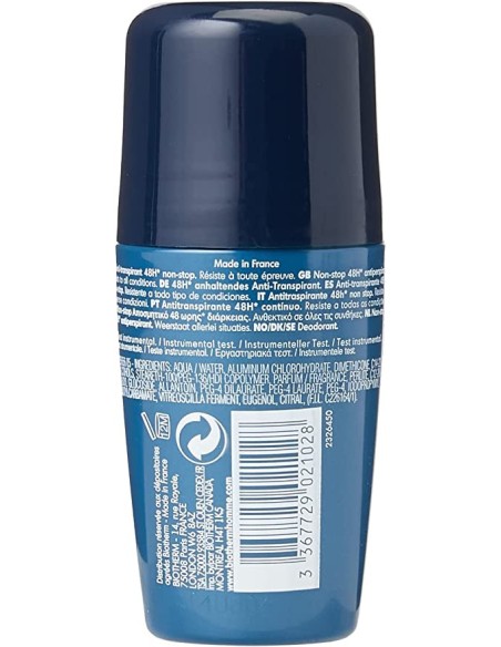 BIOTHERM Homme Day Control Desodorante Roll-on 75ml Antitranspirante 48h - Kiwiku