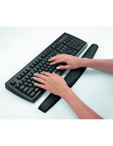 Fellowes 9178201 - Reposamuñecas (memory foam), negro: Kiwiku.com: Oficina y papelería
