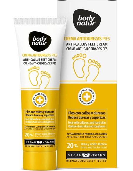 BODY NATUR Crema Antidurezas Para Pies Con Callos Y Durezas 50Ml - Kiwiku