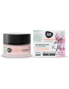 BODY NATUR Crema Gel Facial Día y Noche Superglow Antiaging 50 ML - Kiwiku