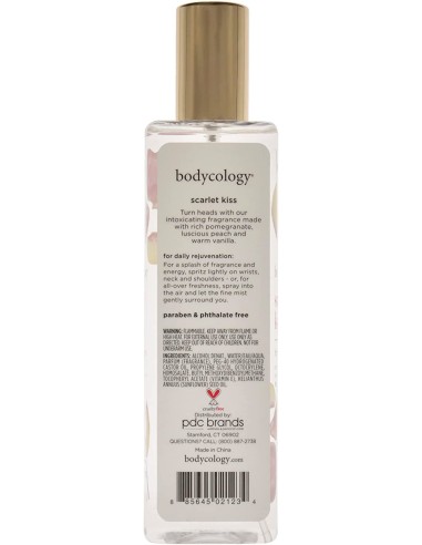 Oferta - Bodycology Scarlet Kiss Fragrance Mist Spray 240 Ml For Women.