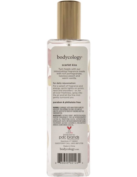Oferta - Bodycology Scarlet Kiss Fragrance Mist Spray 240 Ml For Women.