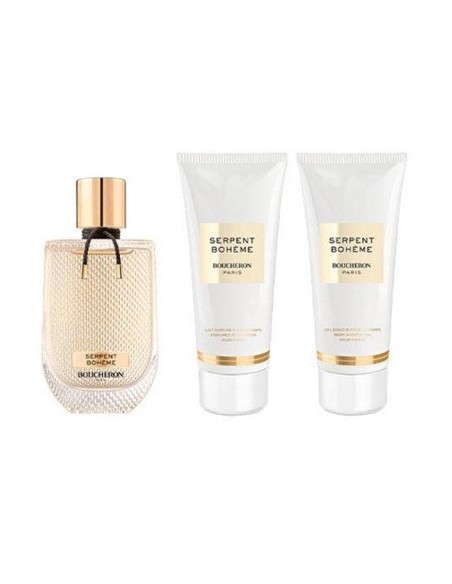 BOUCHERON Serpent Bohème Set de Regalo 50ml Eau de Parfum + 50ml Loción Corporal + 50ml Gel de Ducha Unisex - Kiwiku