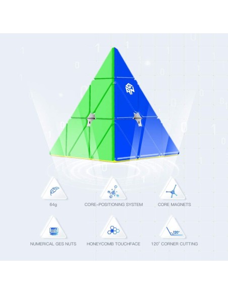 Mejor Precio en Cubo de Rubik Gan Pyraminx Magnetico Explorer Stk