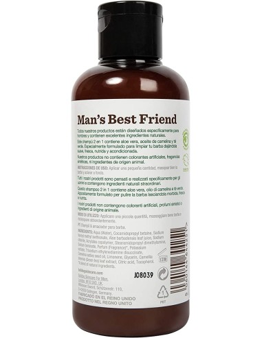 Comprar Bulldog Skincare For Men Original Champu & Acondicionador Barba 200Ml. 65076