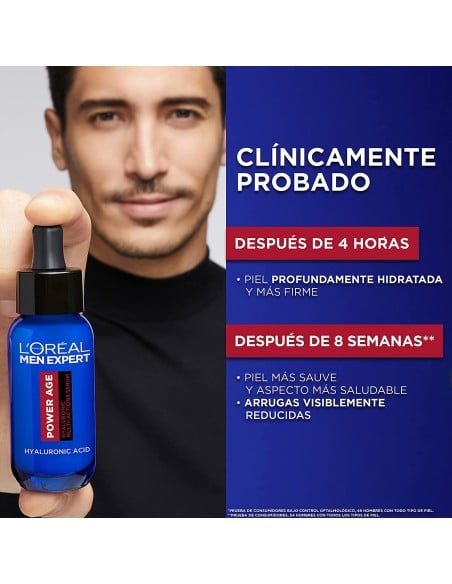 Mejor Precio en L'OREAL PARIS  Men Expert Power Age Serum Hialurónico Anti-Edad 30 Ml