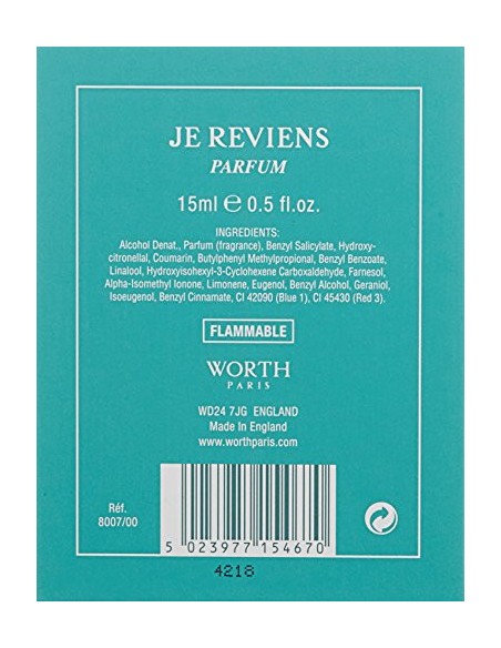 Ofertón Worth Je Reviens Eau de Parfum 15ml