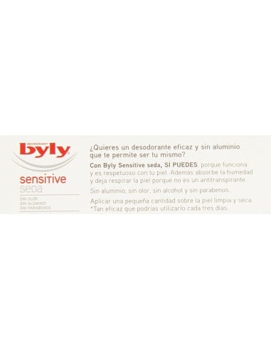 Ofertón BYLY  Byly Original Deo Cream Sensitive 72 Horas 25 Ml