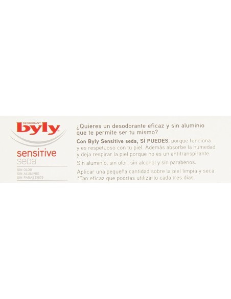 Ofertón BYLY  Byly Original Deo Cream Sensitive 72 Horas 25 Ml