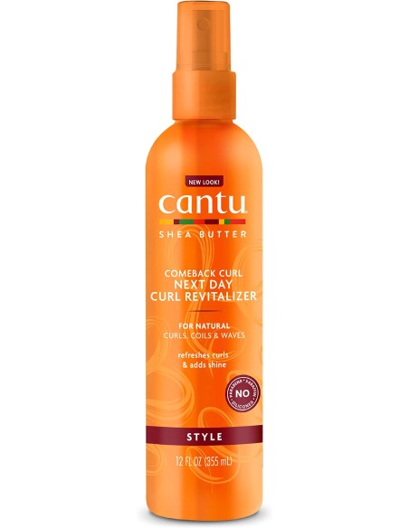 CANTU Shea Butter Natural Hair Comeback Curl Revitalizing Spray 355 Ml - Define Y Revitaliza Rizos  