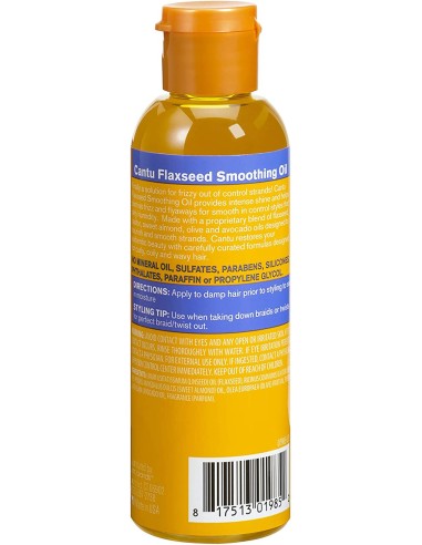 Comprar Cantu Flaxseed Smoothing Aceite 3.4Oz/100 Ml. CAF05