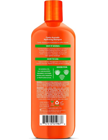 Mejor Precio en Cantu Avocado Hydrating Champú 400 Ml. 51410