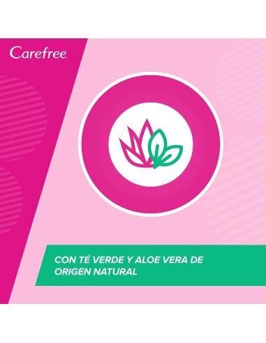 Ofertón CAREFREE  Aloe Vera Toallitas íNtimas 2X20 Uds