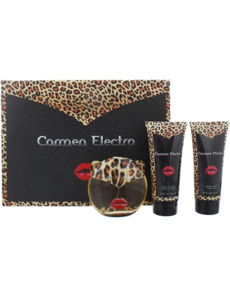 Ofertón Carmen Electra  Carmen electra rrrr! gift set 100ml edp + 150ml shower gel + 150ml body lotion