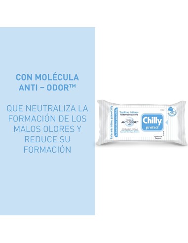 CHILLY Extra Protección Toallitas Íntimas 12 Uds - Kiwiku