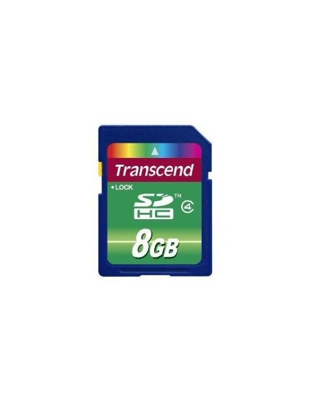 Transcend TS8GSDHC4 - Tarjeta de memoria SecureDigital de 8 GB (clase 4), negro: TRANSCEND: Kiwiku.com: Informática