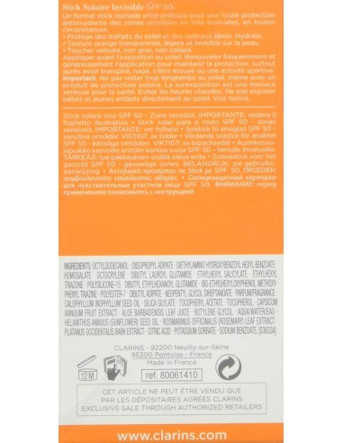 Oportunidad CLARINS 77710 Clarins Sol Stick Spf50 17Gr