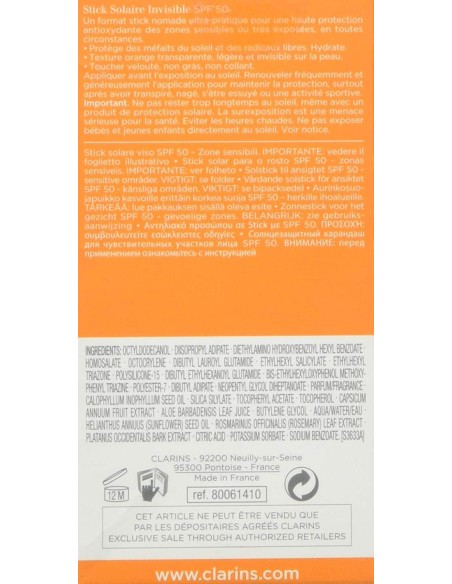 Oportunidad CLARINS 77710 Clarins Sol Stick Spf50 17Gr