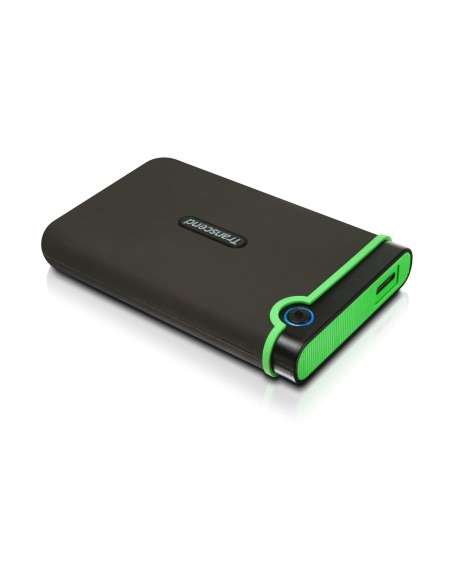 Transcend StoreJet 25M3 - Disco duro externo de 500 GB (ultra resistente de grado militar, 2.5, USB 3.0), verde: TRANSCEND: Kiwi