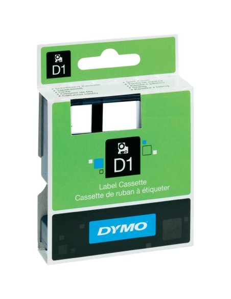 DYMO S0720670 - D1 - cintas dymo 9mmx7m Negro Transparente