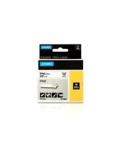 DYMO RHINO 9MM VINYL BLK/WHT 18443: Dymo: Kiwiku.com: Oficina y papelería