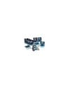 Dymo s0721740 - cintas metalizadas 12mmx4m negro verde