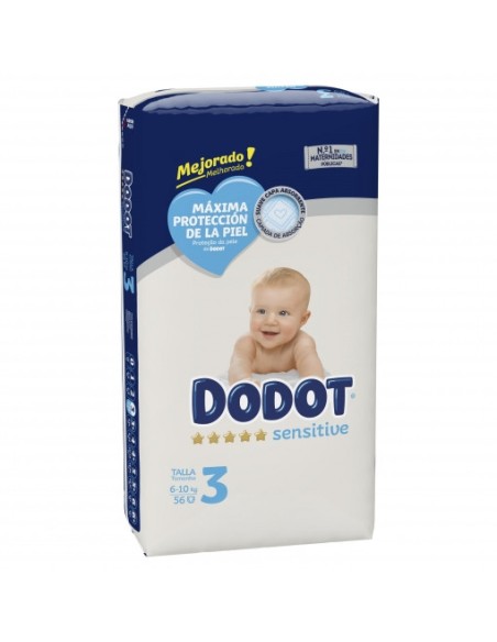 Oportunidad Dodot Sensitive PañAles T-3 56 Unidades.