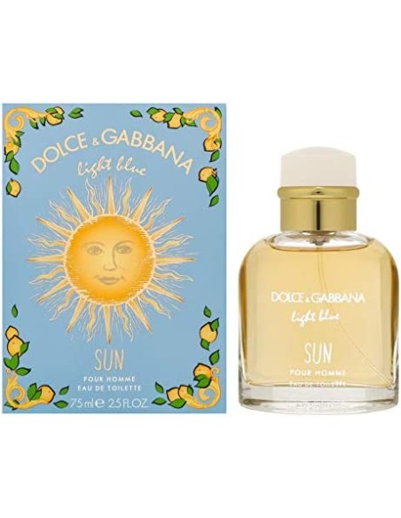 Mejor Precio en DOLCE & GABBANA  Light Blue Sun Pour Homme Summer 2019 Eau De Toilette Spray 75Ml