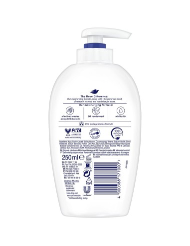 Mejor Precio en DOVE 76972 ORIGINAL jabÃ³n de manos 250 ml