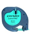 Dymo s0721640 - cintas plastico 12 mm. x 4 m negro verde
