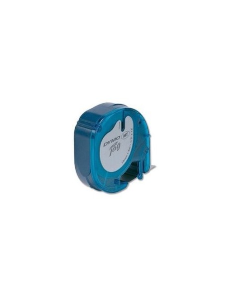 DYMO 12mm LetraTAG Plastic tape - Cintas para impresoras de etiquetas (Poliéster, 1,2 cm, 4m, Ampolla, 2,2 cm, 14,6 cm): Dymo: K