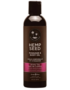 EARTHLY BODY Aceite De Masaje Skinny Dip Algodón De Azúcar/Vainilla 237 ml - Kiwiku